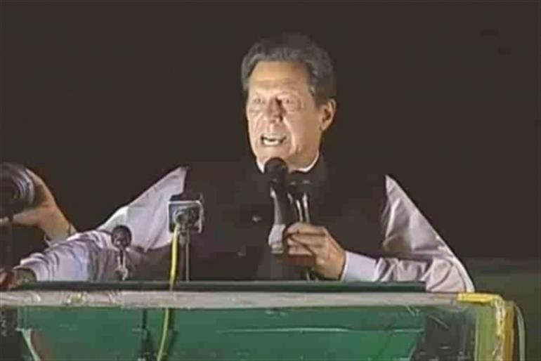 Pak TV channels banned from live telecasting Imran Khan speeches
