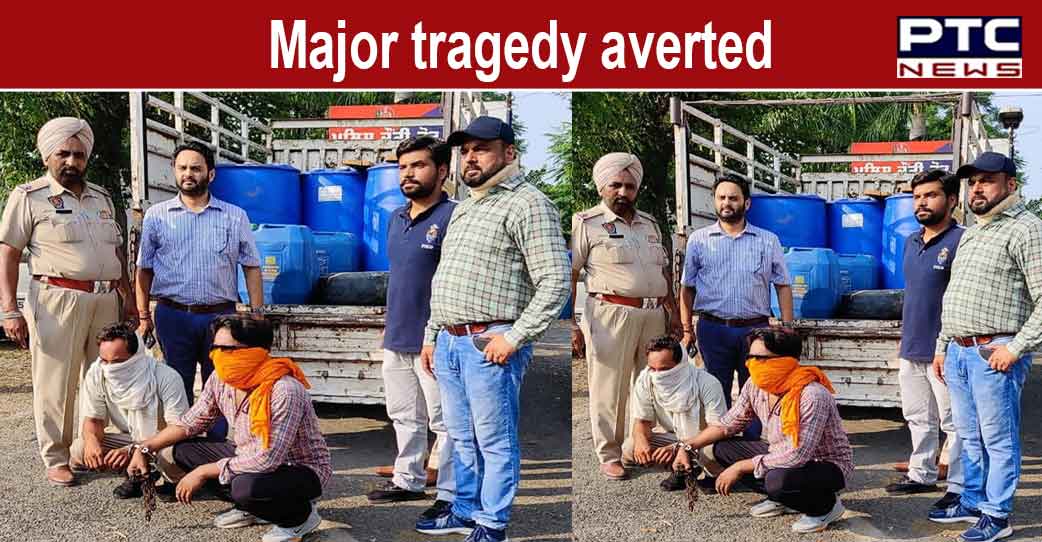 Excise team seizes 2000 litres Extra Neutral Alcohol