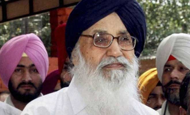 Parkash Singh Badal demands immediate relief and full compensation for crops damaged by rain and hai