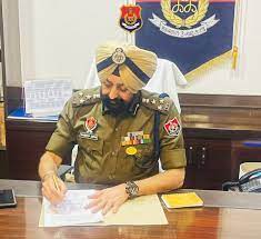 Police Commissioner Mandeep Singh Sidhu