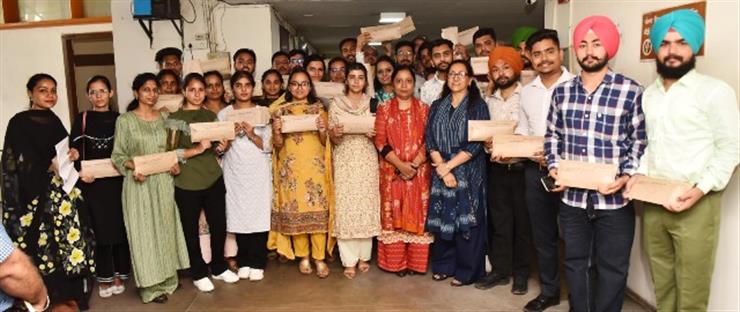 DR. BALJIT KAUR HANDS OVER APPOINTMENT LETTERS TO 35 CLERKS