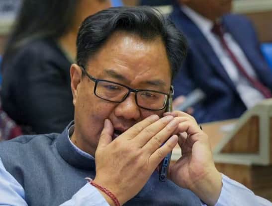 Kiren Rijiju: ਕਿਰੇਨ ਰਿਜਿਜੂ ਦੀ ਕਾਰ ਨਾਲ ਟਕਰਾਇਆ ਟਰੱਕ, ਵਾਲ-ਵਾਲ