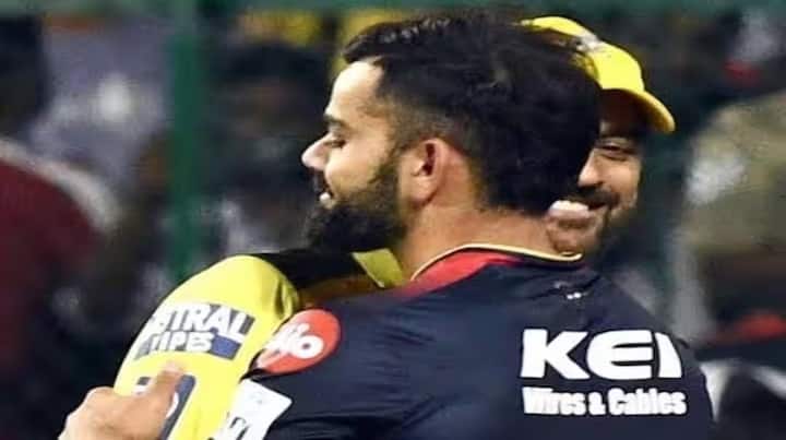 CSK ਤੋਂ ਹਾਰਨ ਤੋਂ ਬਾਅਦ ਕੋਹਲੀ ਨੇ MS ਧੋਨੀ ਨਾਲ
