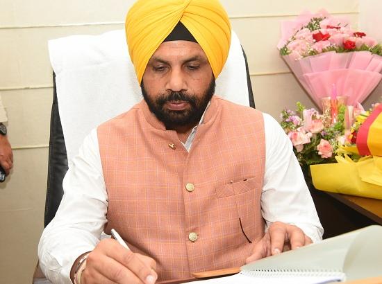 ਜੀ.ਟੀ.ਰੋਡ ਦੀ ਮਜ਼ਬੂਤੀ ਲਈ 481.15 ਲੱਖ ਰੁਪਏ ਖਰਚ ਕੀਤੇ ਜਾਣਗੇ: ਹਰਭਜਨ ਸਿੰਘ ਈ.ਟੀ.ਓ